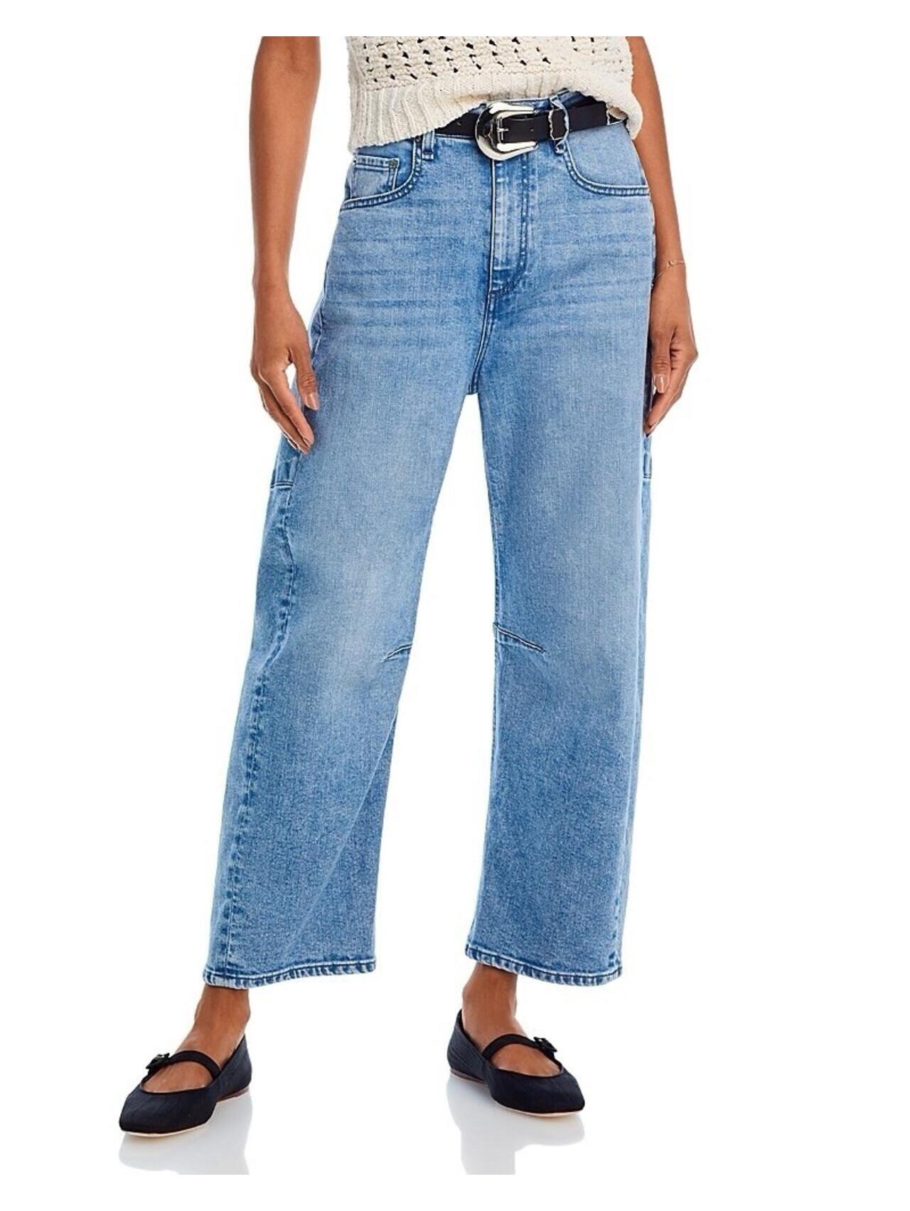 $278 Rag & Bone Charlie High Rise Barrel Leg Jeans In Kayden Siz 31